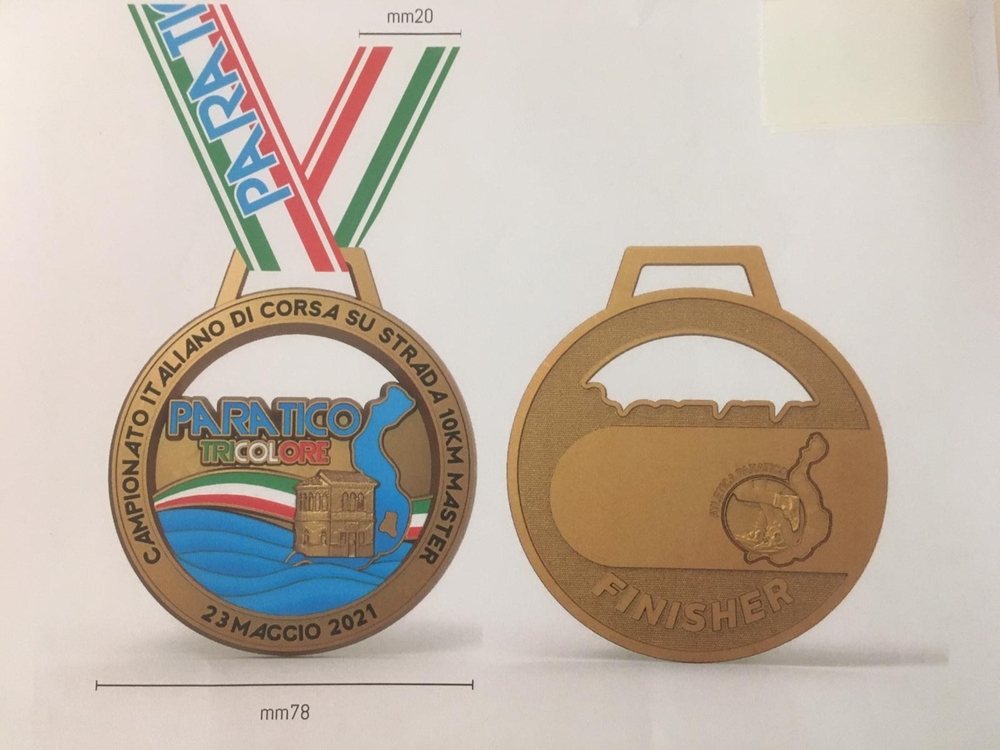 Le medaglie per i Finishers di Paratico