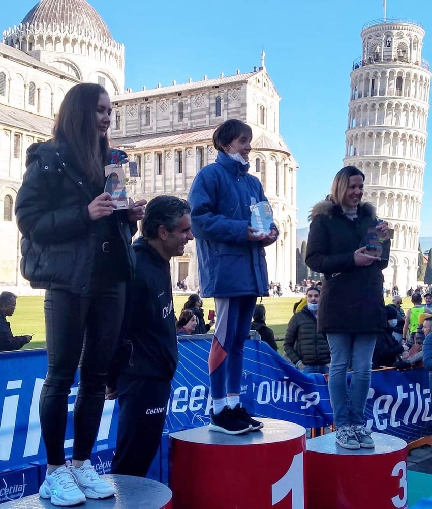 Donatella Vinci sul podio di Pisa