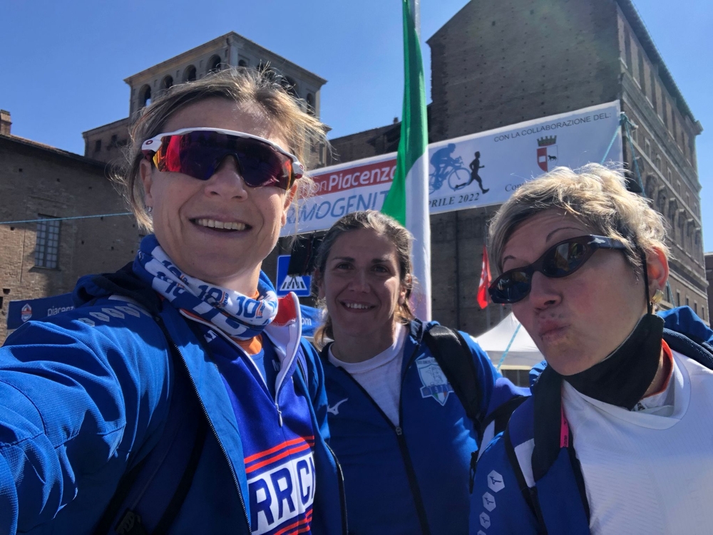  Lisa, Laura e Laura al Duathlon di Piacenza
