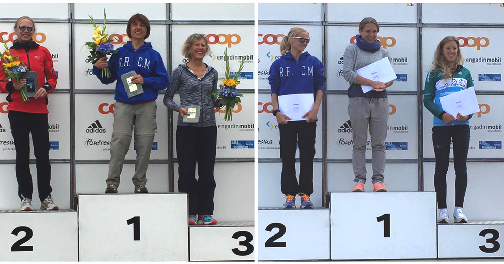 Engadiner Sommerlauf: Alessandra Bestiani sul podio di categoria e Joanna Drelicharz sul podio assoluto.