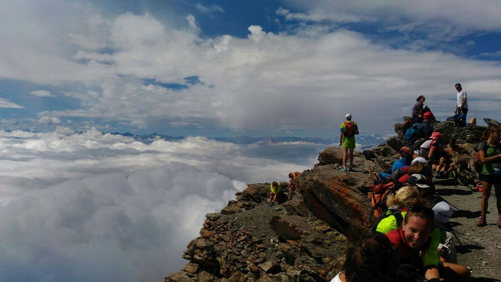 Il panorama dalla cima del monte Rocciamelone (3.538 mt. s.l.m.)